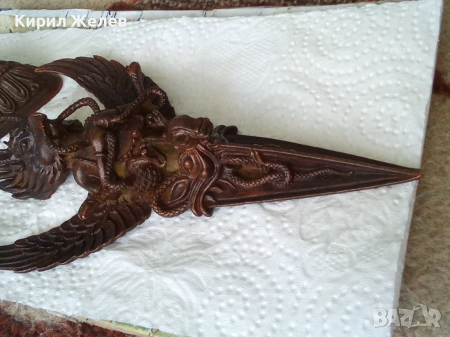 Бронзова фигурка на ваджракилая 54432, снимка 4 - Колекции - 54179658