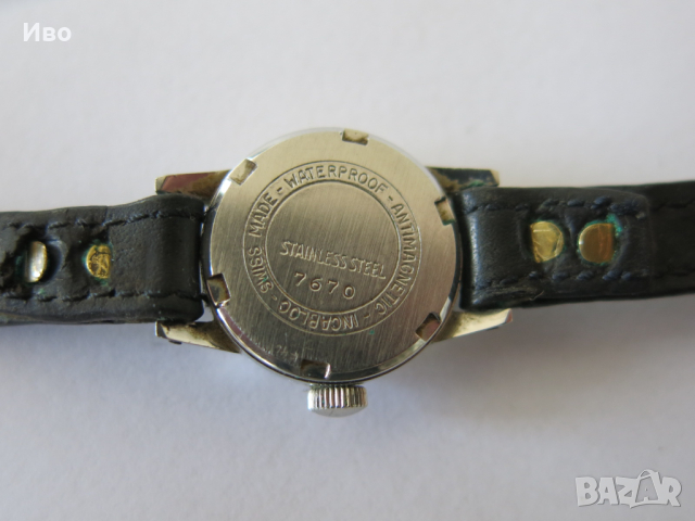 Дамски механичен ретро часовник OLMA Incabloc Waterproof 7670, снимка 8 - Дамски - 44637409