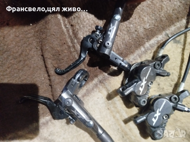 Четери брутални спирачки за велосипед колело Shimano deore xt bl m 8000/br 8020 