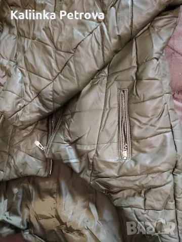 Дамско зимно кожено яке. , снимка 9 - Якета - 56496709