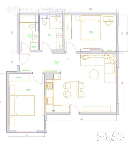 Бутиков апартамент ситуиран в Twin Park ОТ СОБСТВЕНИК, снимка 1 - Aпартаменти - 48023814