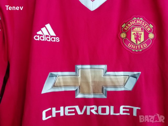 Manchester United Smalling Adidas Premier League оригинална фланелка тениска Манчестър Юнайтед, снимка 4 - Тениски - 38035673