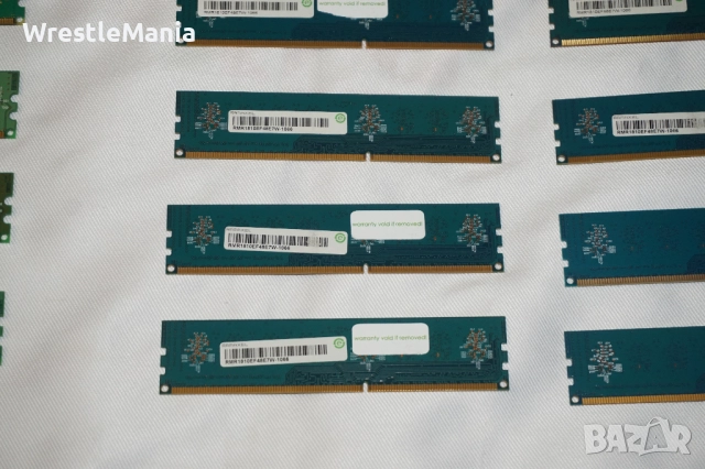 28 броя RAM ПАМЕТ DDR2 512MB/DDR3 2GB/1GB Тествана и Работеща за Настолен Компютър, снимка 16 - RAM памет - 51956370