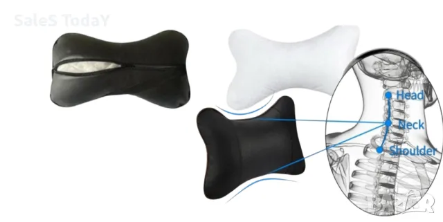 Кожени възглавници за кола, 2бр комплект за облегалка, възглавница за седалка, еко кожа