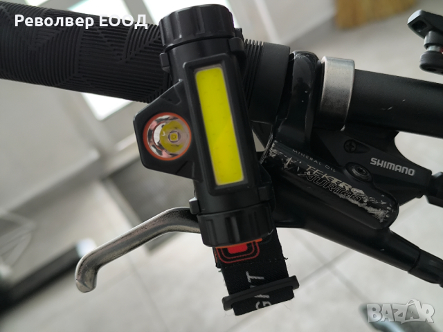 ➤ ТОП - Акумулаторен фенер - челник с магнит - LED челник, снимка 2 - Спортна екипировка - 44638449
