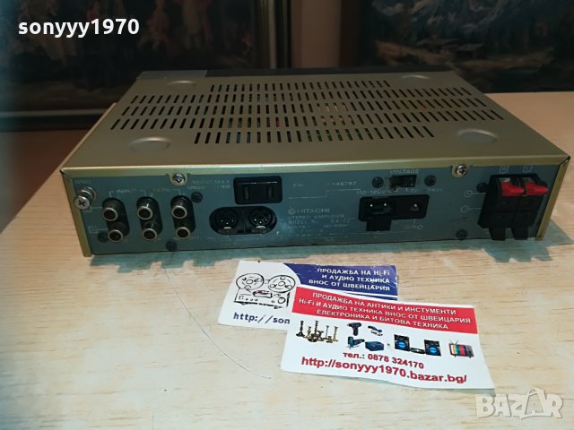 hitachi mini stereo ampli-220v/12v-8ohm, снимка 15 - Ресийвъри, усилватели, смесителни пултове - 29992030