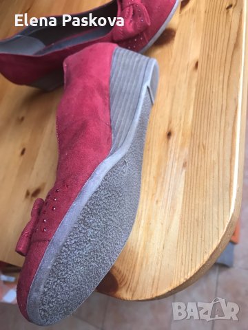 обувки дамски велур нови немски 42 размер , снимка 3 - Дамски елегантни обувки - 40584099
