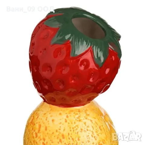 Керамична ваза "Ягода" , снимка 3 - Вази - 49807803