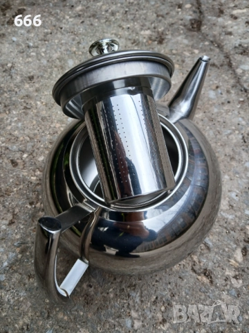 Чайник с инфузер, Неръждаема стомана 2.0L, снимка 8 - Други - 52706767