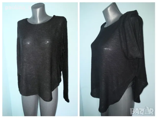 Два различни броя / Черна блуза тип туника / пуловер "H&M" Devided и "Yessica" by C&A , снимка 2 - Блузи с дълъг ръкав и пуловери - 30841347