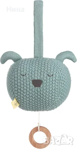 Музикална играчка/ латерна Lassig, органичен памук, куче, снимка 3 - Музикални играчки - 50098819