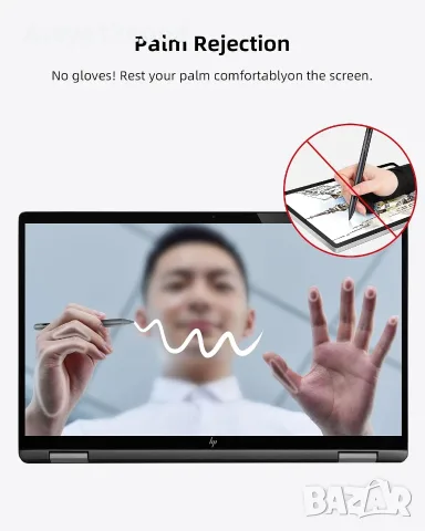 Стилус писалка Metapen M2 за Microsoft Surface – 4096 нива на натиск, Tilt, Eraser, бързо зареждане, снимка 4 - Друга електроника - 55897878