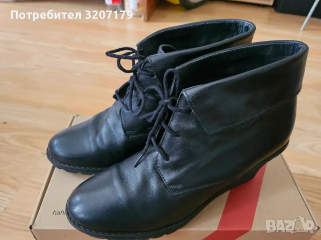 Дамски кожени обувки, снимка 2 - Дамски боти - 56551650