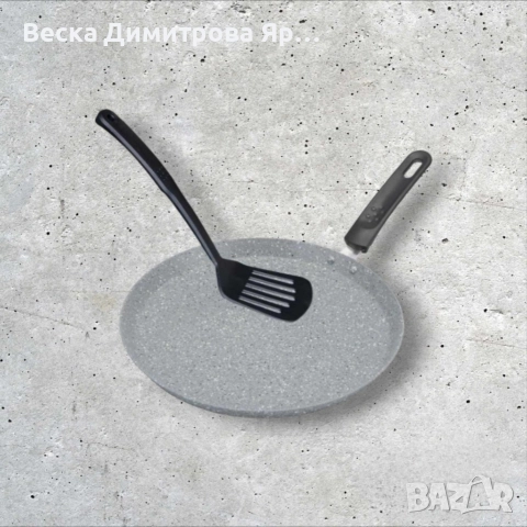 Комплект тиган за палачинки и шпатула Bohmann, снимка 4 - Съдове за готвене - 52612644
