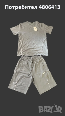 Мъжки комплект тениска+къси панталони