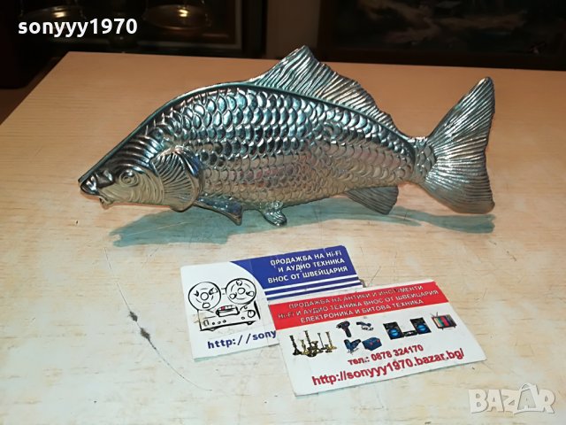 риба-метална салфетник-внос франция 0908211950, снимка 8 - Антикварни и старинни предмети - 33769674