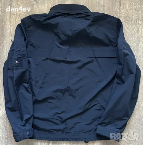 Преходно яке/ветровка Tommy Hilfiger Cotton Mix Stand Collar Jacket, снимка 12 - Якета - 54196005