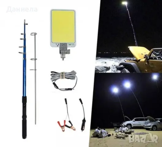 Светодиоден СОВ панел 4.5м 50W 4800LM 6400K, снимка 3 - Къмпинг осветление - 49498853