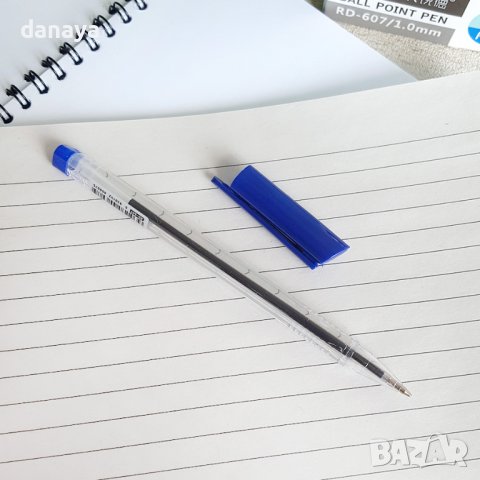 3008 Син химикал Raddar триъгълно тяло, 1.0mm, снимка 2 - Ученически пособия, канцеларски материали - 37858342