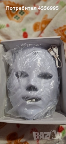 LED светлинна маска за лице с 7 цвята – нова, снимка 2 - Козметика за лице - 52940305