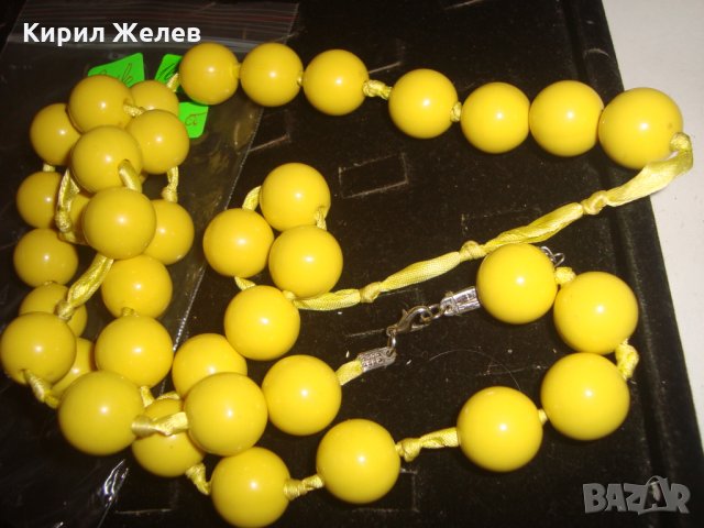 ВИНТИДЖ АРТ ГЕРДАН СИНТЕТИКА КАТАЛИН 16568, снимка 5 - Колиета, медальони, синджири - 30711717