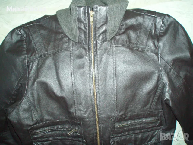 Страхотно кожено яке от естествена кожа ! Сега намалено!, снимка 6 - Якета - 49129498