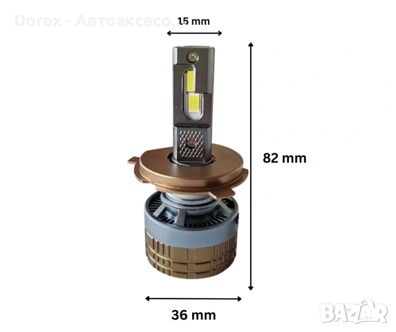 Smart LED H4 крушки Dual Color 70W CANBUS Bluetooth, снимка 4 - Аксесоари и консумативи - 54027993