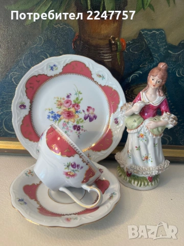 Троен сет порцелан 230 мл