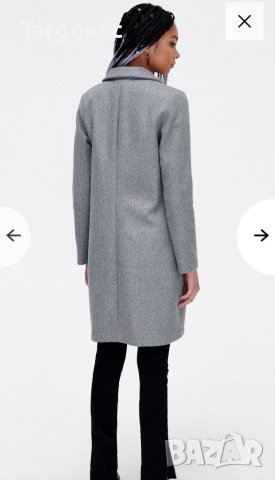 Жарсено палто в светло сиво cropp, снимка 6 - Палта, манта - 42265919