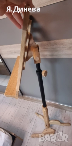 Дървена стойка за ноти, снимка 5 - Други - 54092576