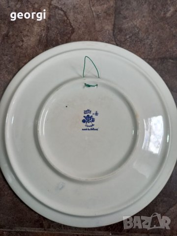 Голяма декоративна порцеланова чиния Delft , снимка 4 - Декорация за дома - 35294509