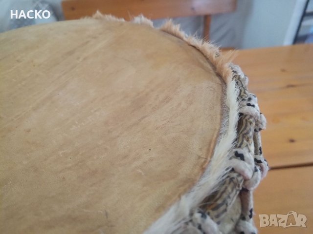 ПРОМО ЦЕНА АФРИКАНСА Таранбука от Тиково Дърво и Кожа с Калъв 100% Автетична, снимка 10 - Ударни инструменти - 40785505