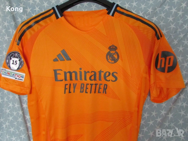 Адидас фланелка Real Madrid Реал Мадрид Adidas Mbappe футболна тениска Denmark Aalborg BK Дания 