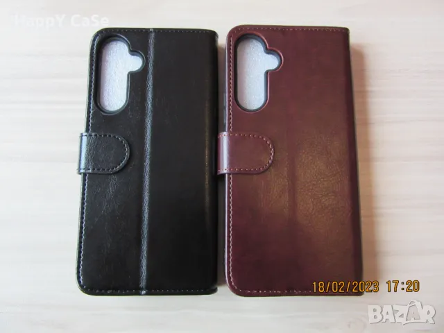 Samsung Galaxy А56 A16 A55 A35 A25 A15 A54 A34 A14 / Хоризонтален кожен калъф кейс тефтер, снимка 8 - Калъфи, кейсове - 39602490
