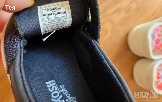 Бебешки обувки и сандали Ralph Lauren и OshKosh 22 и 24 размер , снимка 6 - Бебешки обувки - 51311835