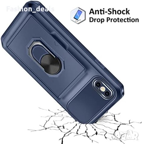 Нов Удароустойчив калъф за телефон iPhone X/Xs 11 и 13 с магнитен пръстен Айфон кейс, снимка 4 - Калъфи, кейсове - 37116925