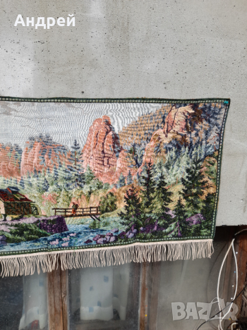 Старинен ковьор,покривка за стена #237, снимка 4 - Антикварни и старинни предмети - 44616238