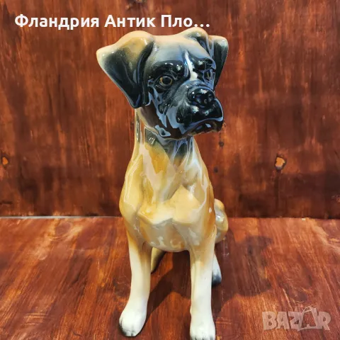 Старинна порцеланова фигура на боксер – Holland, №142, снимка 3 - Колекции - 49646492