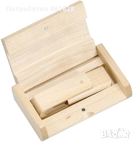 Флаш памет в дървена кутия 16GB, снимка 2 - USB Flash памети - 52938461