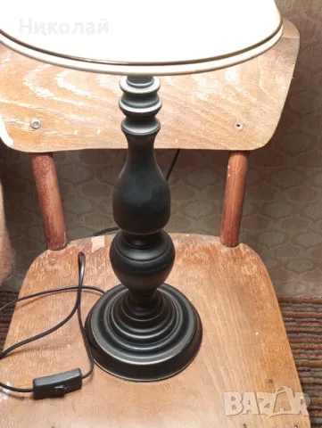 Голяма ретро метална нощна лампа, снимка 5 - Антикварни и старинни предмети - 50415284