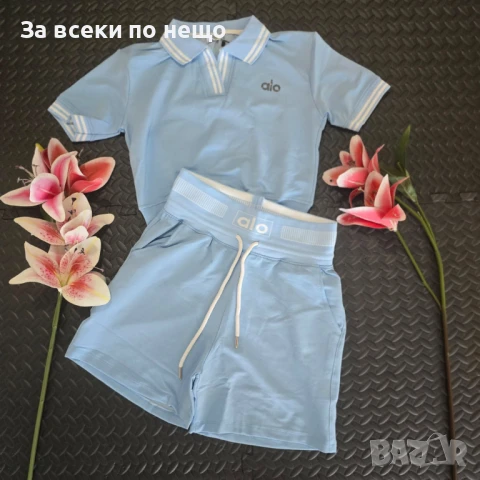 Дамски Летен Комплект Тениска И Къси Панталонки👚🩳Дамски Къс Екип Код VL-109, снимка 2 - Комплекти - 50919392