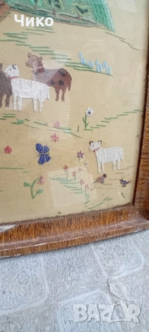 Стар голям панорамен ковьор , снимка 9 - Антикварни и старинни предмети - 52056409