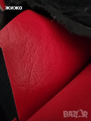 Изкуствена кожа за тапицерия на мебели червен цвят, снимка 2 - Платове и дамаски - 40738811