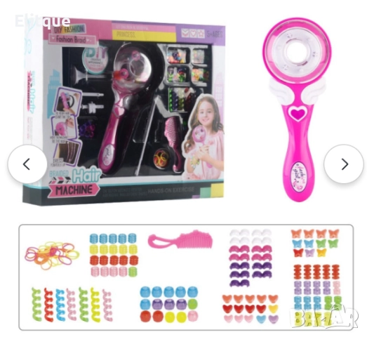 Детски уред за вплитане на плитки и декорации в косата, снимка 8 - Шноли, диадеми, ленти - 52895760