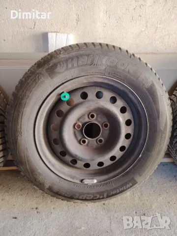 комплект зимни гуми със стоманени джанти , снимка 6 - Гуми и джанти - 49714833