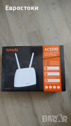 Tenda 4G09 рутер AC1200 4G+Cat6 мобилен Wi-Fi рутер двулентов, 4G/3G мрежов SIM слот отключен, снимка 8 - Рутери - 48592374