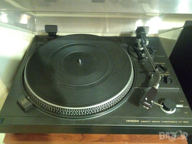 Hitachi HT-350 direct drive грамофон с нова Аидиотехника, снимка 4 - Грамофони - 42722015