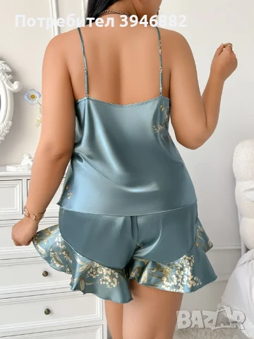 Нова дамска лятна пижама; размер 2 XL, снимка 5 - Пижами - 50999564