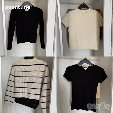 НОВИ МОДЕЛИ стилни пуловери с дълъг и къс ръкав ZARA H&M плетени блузи, снимка 3 - Блузи с дълъг ръкав и пуловери - 52314917