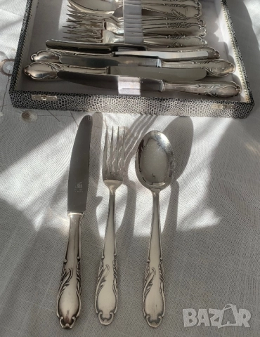 Комплект  прибори Солинген * СРЕБРО 100* 18 броя* За 6 човека